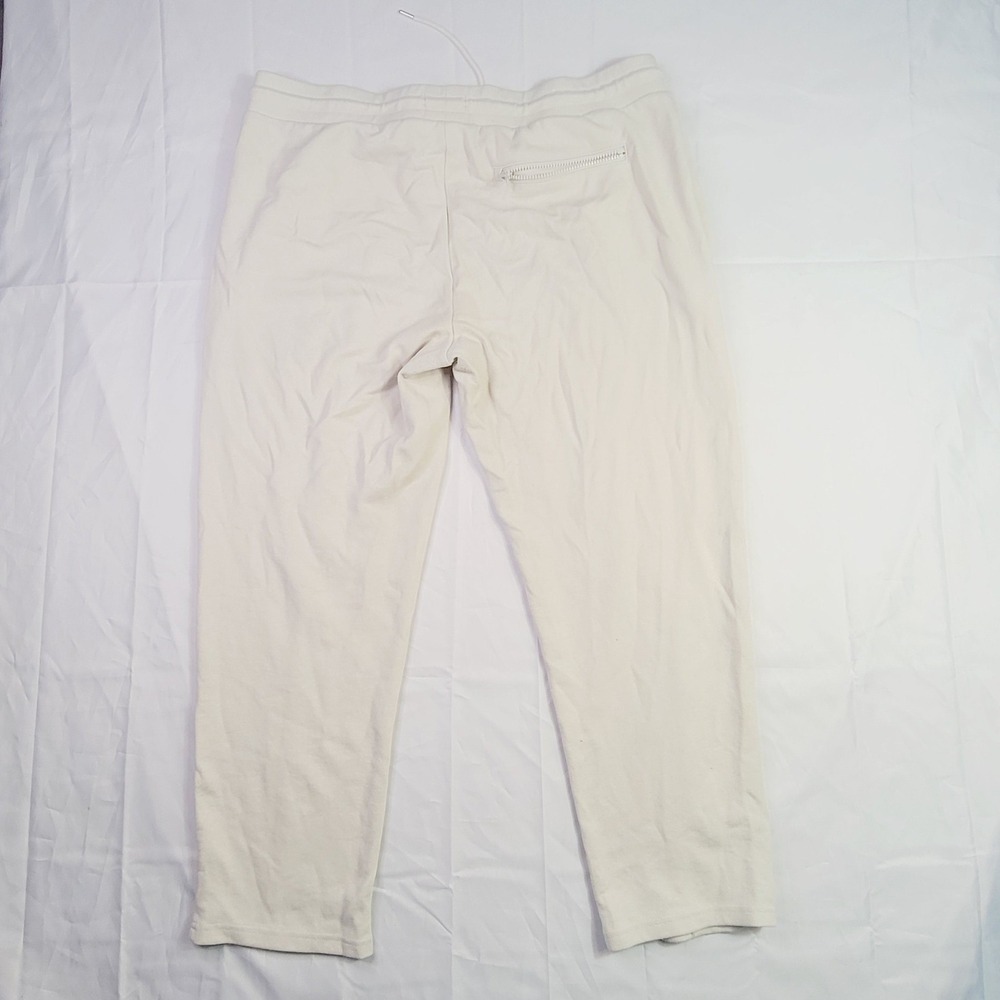 Goodfellow & Co Men's Jogger Sweatpants XL Cream Off-White Zip Pocket Q14 - Picture 11 of 16